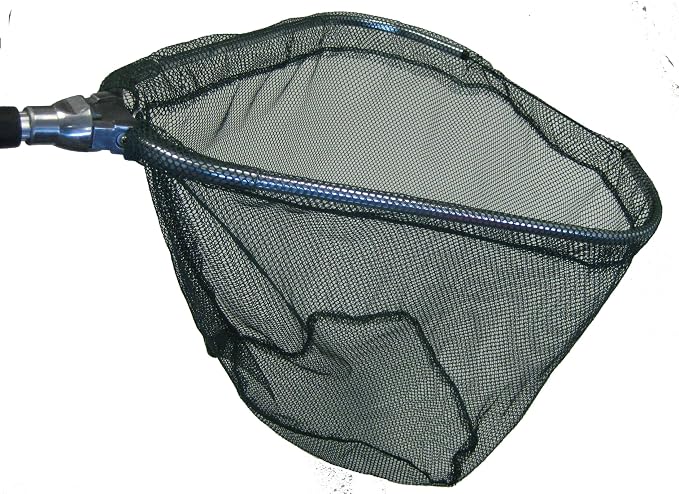 Zaltana Telescope Landing nets (Hoop:23x24,Handle:27~47",Knotless Mesh)