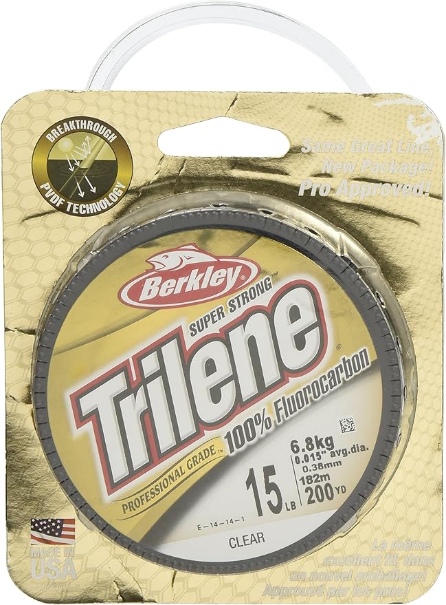 BerkleyTrilene 100% Fluorocarbon Ice Clear 0.010in | 0.25mm