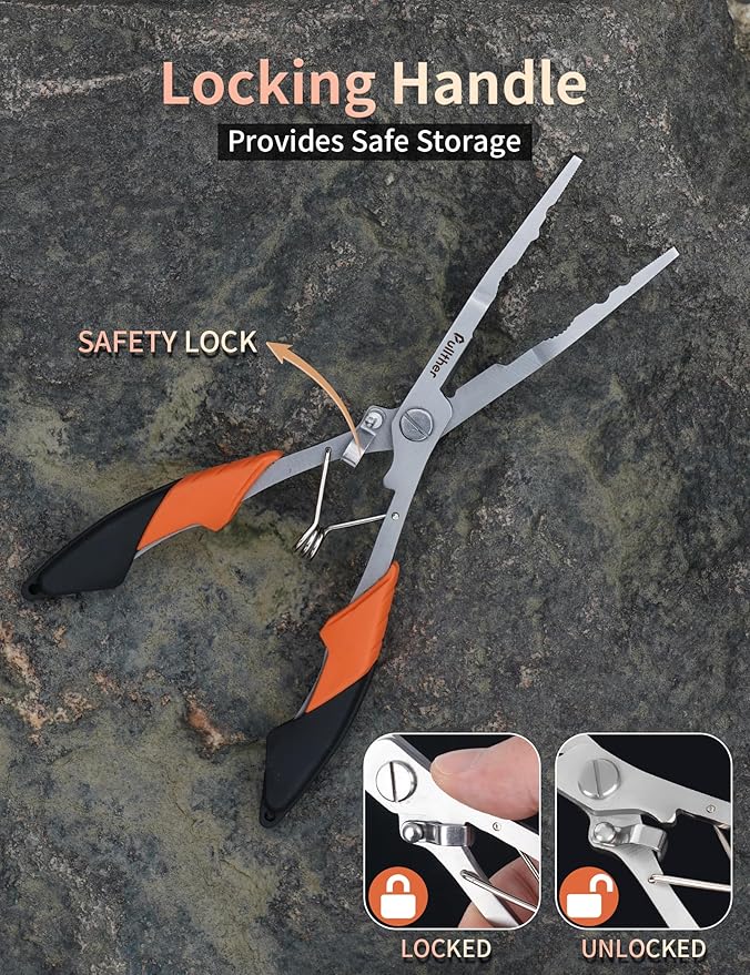 Fishing Gear,Hook Remover Fishing Pliers,Stainless Steel Fishing Tools,Multitool for Saltwater