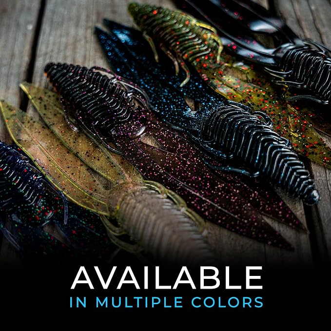 6th Sense – Bodega – Soft Plastic Creature Bait – Bass Fishing – Twin Ridge Tail Action – Multiple Sizes – Made in the USA