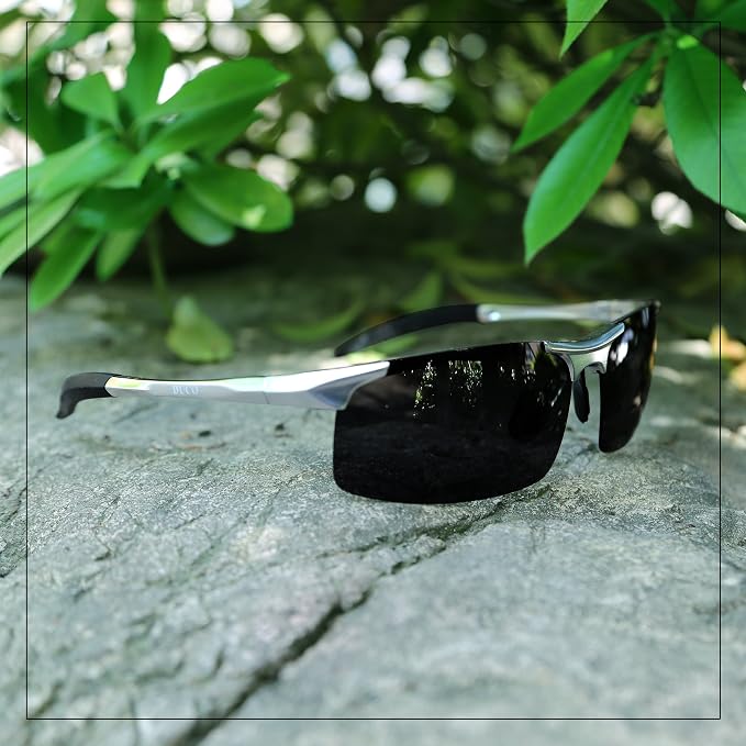 DUCO Mens Sports Polarized Sunglasses UV Protection Sunglasses for Men 8177s