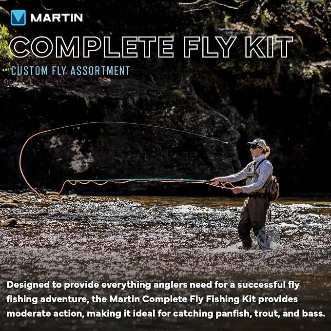 Martin Fly Reel and Fishing Rod Combo Kit