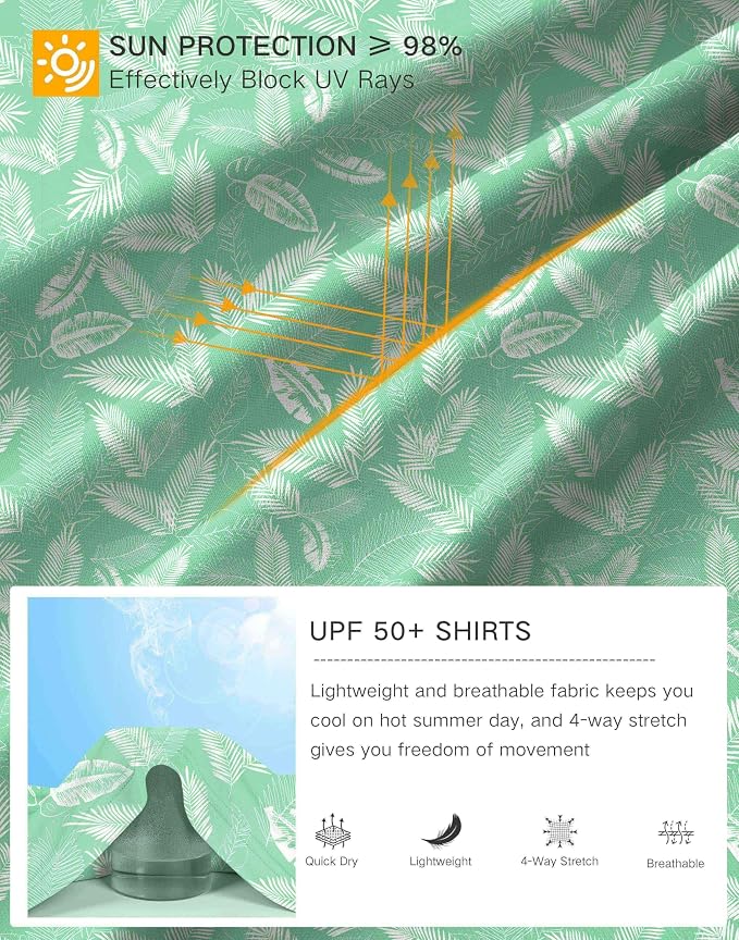 Pudolla Men's Sun Protection Hoodie Shirts UPF 50+ Rash Guard SPF Long Sleeve Fishing Shirt for Men Swim Hiking Boating