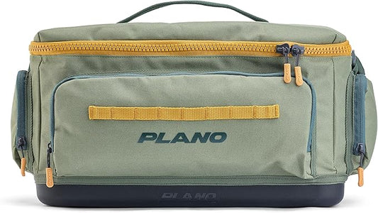Plano Weekend 3700 Tackle Bag, Cutting-Edge Fishing Tackle Bag, Molded Waterproof Base, Spacious Storage, Die Cut Tool Sleeves, Daisy Chain Attachment Points