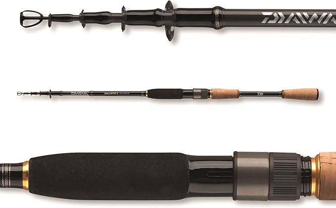 DAIWA 2021 Ballistic X Tele Spin, Telescopic Spinning Fishing Rod