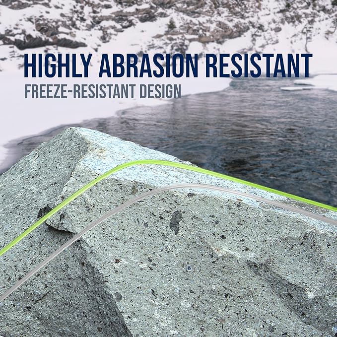 Reaction Tackle Ice Monofilament Fishing Line - High Performance Ice Fishing Line with Low Memory, High Abrasion Resistance, Freezing-Resistant - Strong and Sensitive 1000 Yard Spool Mono Line