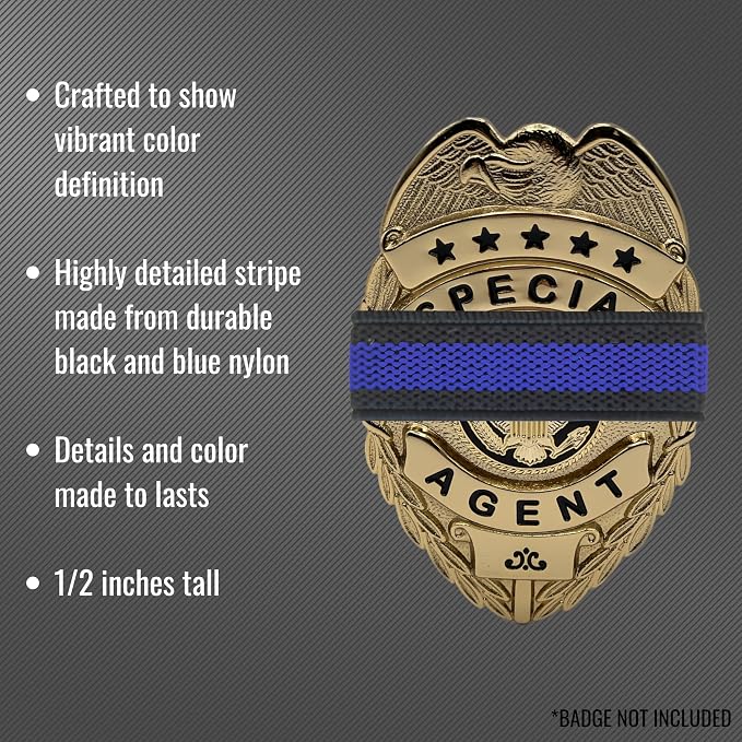 Thin Blue Line Mourning Band 100-Pack (100)