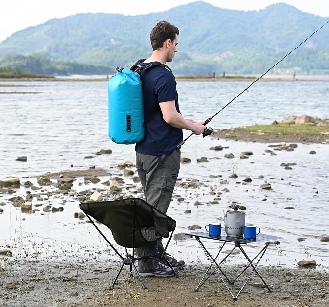 MARCHWAY Floating Waterproof Dry Bag Backpack 5L/10L/20L/30L/40L, Roll Top Sack Keeps Gear Dry for Kayaking, Rafting, Boating, Swimming, Camping, Hiking, Beach, Fishing