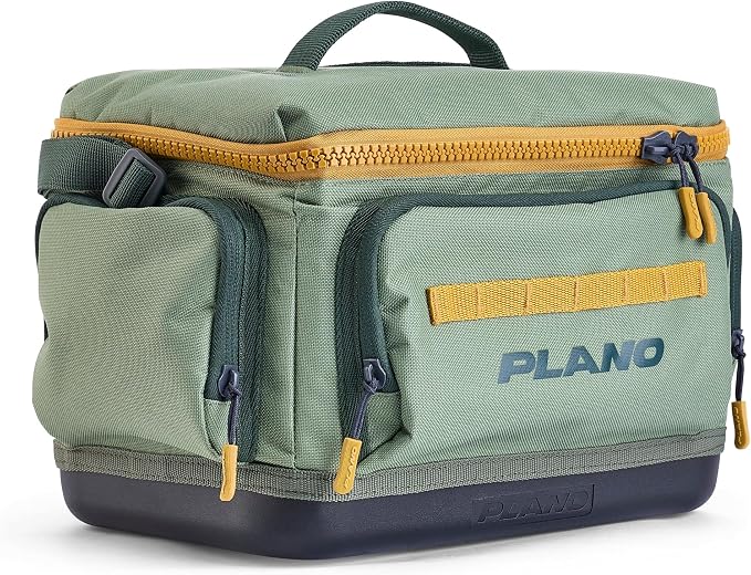 Plano Weekend 3600 Tackle Bag, Cutting-Edge Fishing Tackle Bag, Molded Waterproof Base, Spacious Storage, Die Cut Tool Sleeves, Daisy Chain Attachment Points