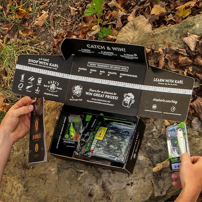Catch Co Mystery Tackle Box Panfish & Trout Fishing Kit | Trout Fishing | Crappie | Bluegill | Perch | Sunfish | Panfish Fishing