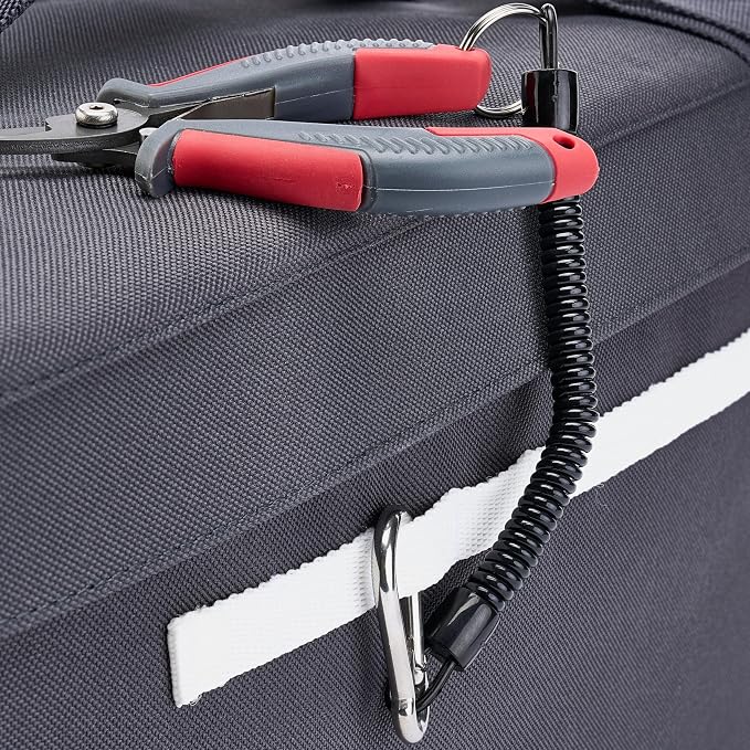 Plano Weekend Softside 3500 Tackle Bag, Cutting-Edge Fishing Tackle Bag, Molded Waterproof Base, Spacious Storage, Die Cut Tool Sleeves, Daisy Chain Attachment Points