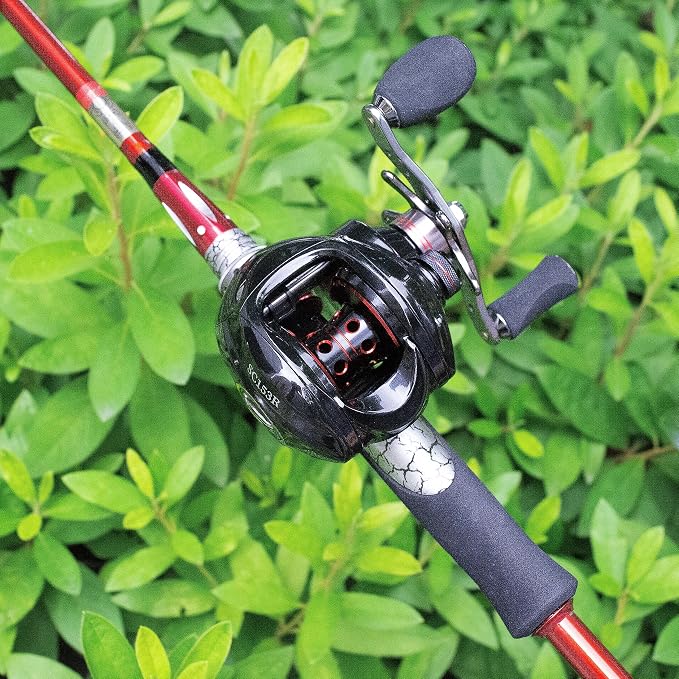 Fishdrops Baitcaster Reel Ultra-Light Baitcasting Fishing Reel, 7.0:1 Gear Ratio, 12.12LB Drag Magnetic Brake, Smooth 11+1BB, Freshwater & Saltwater and Affordable Low Profile Bait Caster Reel